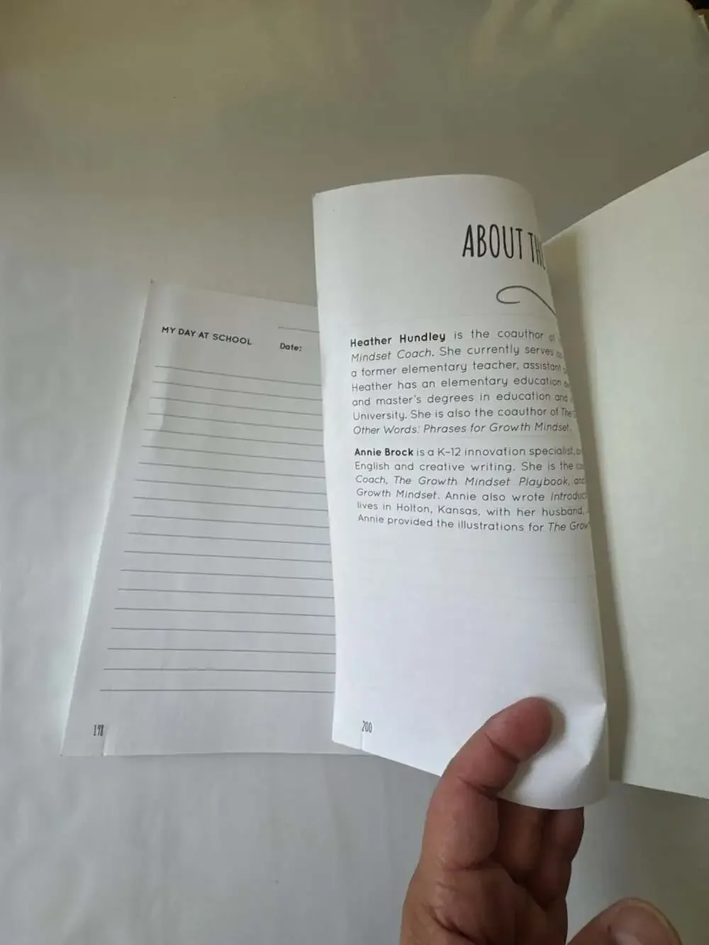 My Growth Mindset Journal by Annie Brock & Heather Hundley